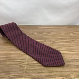 Vintage Hampton Hall Ltd. Steelcase Tie, Navy/Red